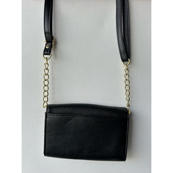 GUESS | black and gold shoulder bag/ wallet - Picture 6 of 11